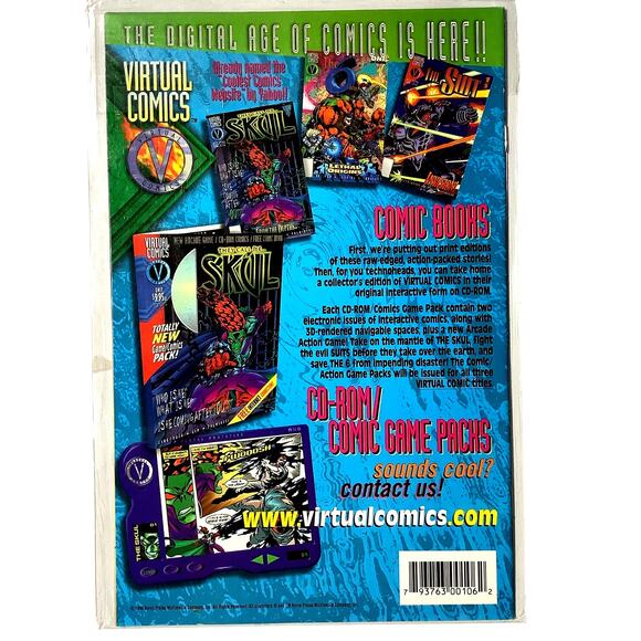 They Call Me... Skul, December 1996, Virtual Comics, NM 9.4 - Picture 3 of 5